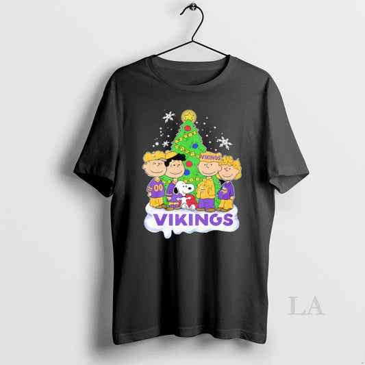 Original Peanuts Characters X Minnesota Vikings Chrismas - clothing by TeeHivey.com