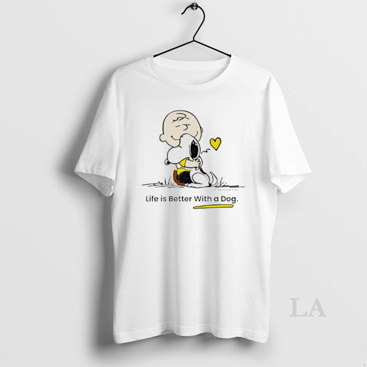 Original Peanuts Life Is Better With A Dog - clothing by TeeHivey.com