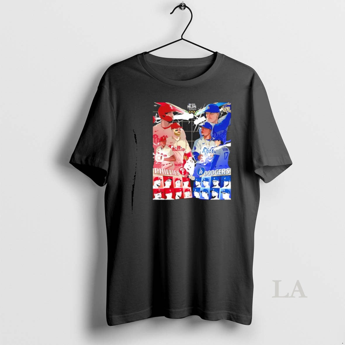 Original Philadelphia Phillies Vs Los Angeles Dodgers 2025 Nlds Matchup - clothing by TeeHivey.com
