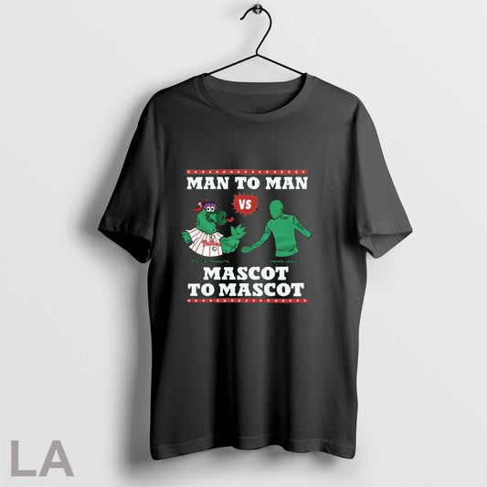 Original Phillie Phanatic Vs Green Man Man To Man Mascot To Mascot Philadelphia Phillies Mlb