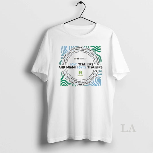 Original Pitbull I Love Teachers And Miami Loves Teachers 2026 Cfp - clothing by TeeHivey.com