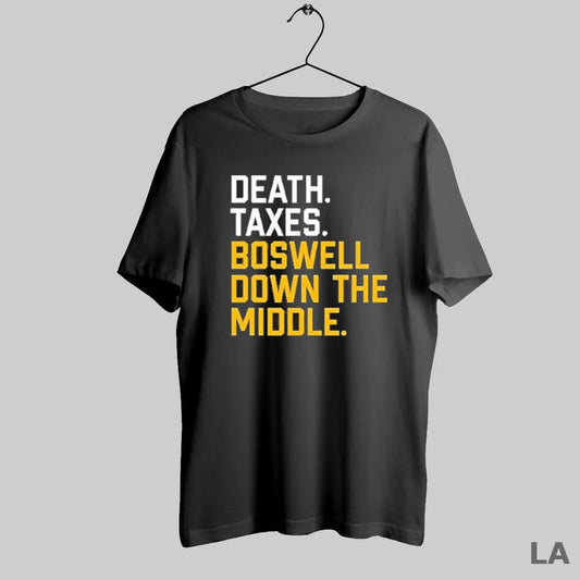 Original Pittsburgh Death Taxes Boswell Down The Middle - clothing by TeeHivey.com