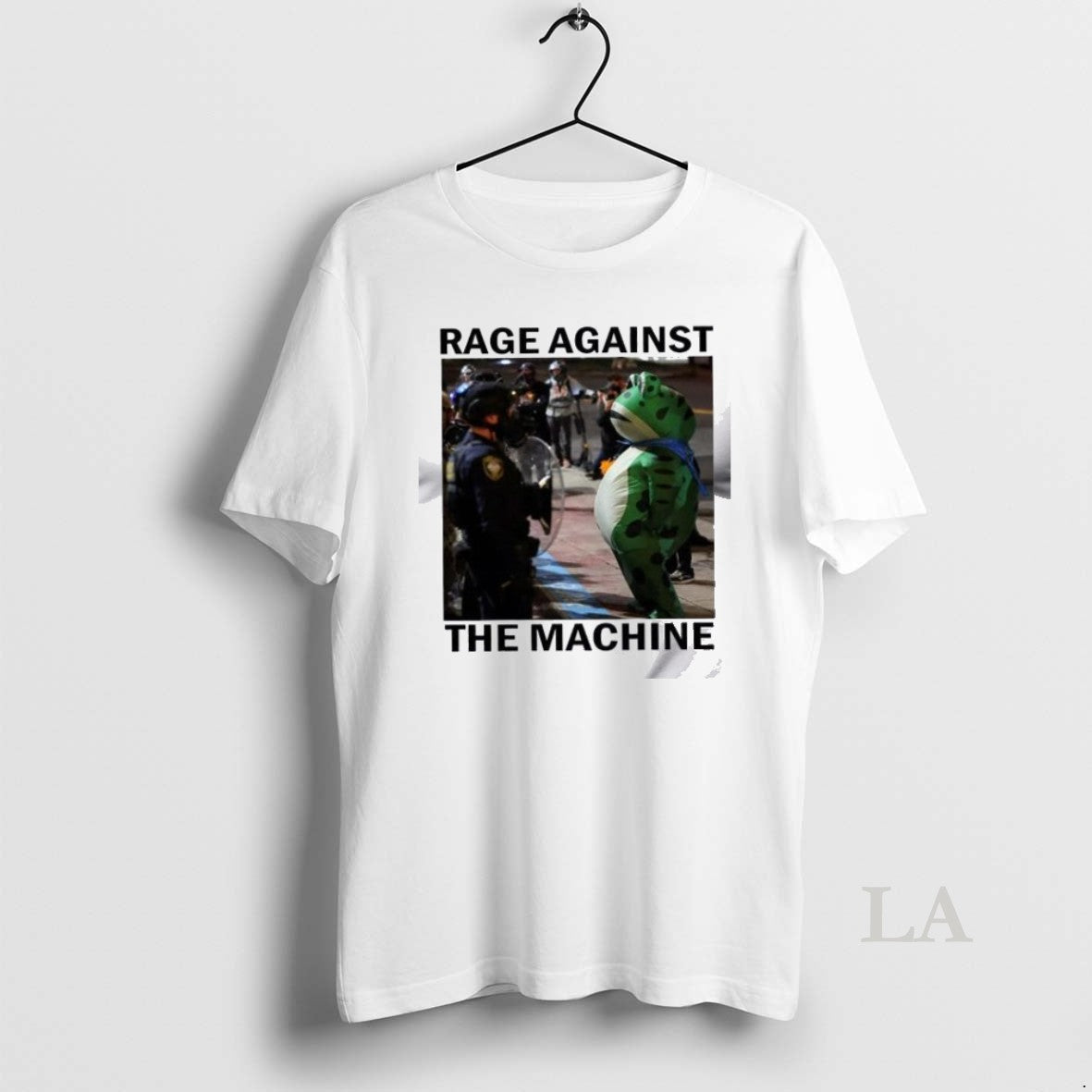 Original Portland Frog Protest Rage Against The Machine T Men - clothing by TeeHivey.com