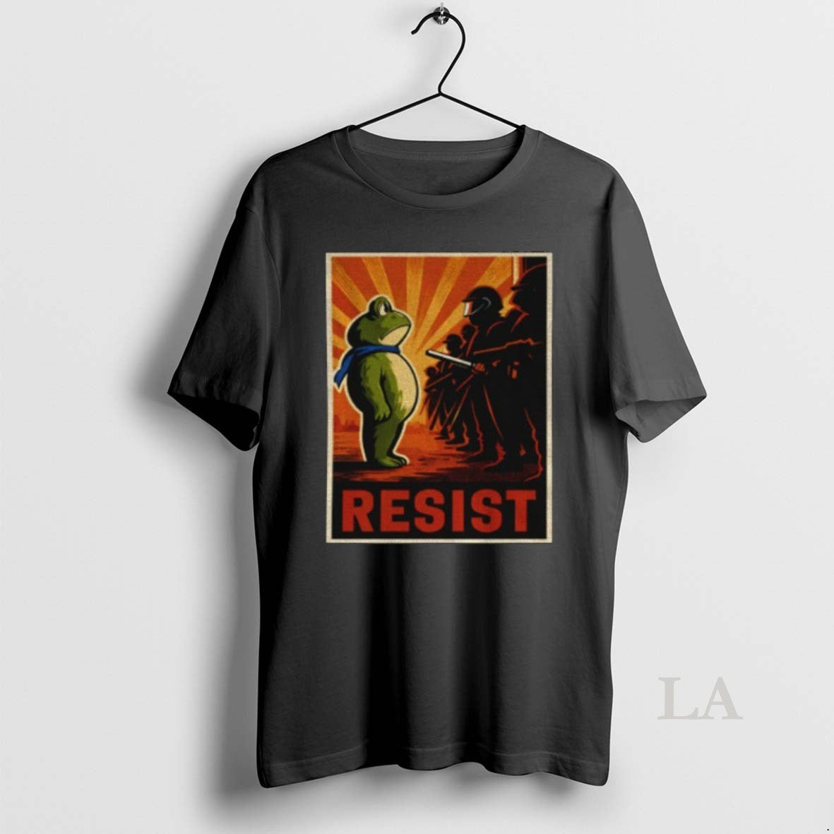 Original Portland Frog Protest Resist Anti Ice Political 2025 - clothing by TeeHivey.com
