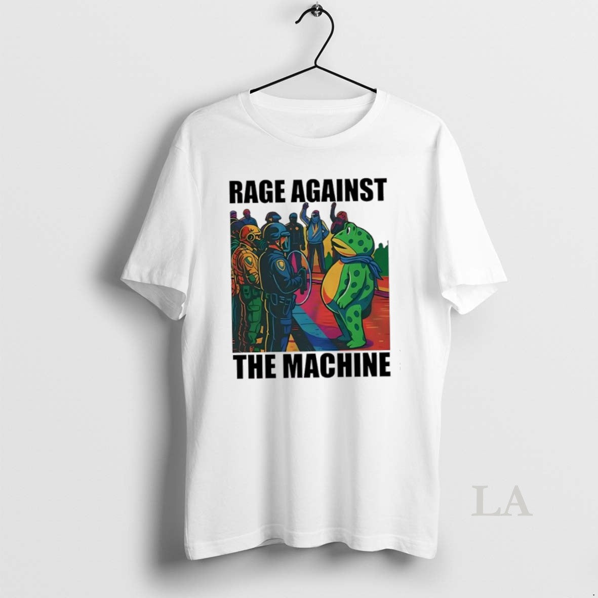 Original Portland Frog Colors Rage Against The Machine - clothing by TeeHivey.com