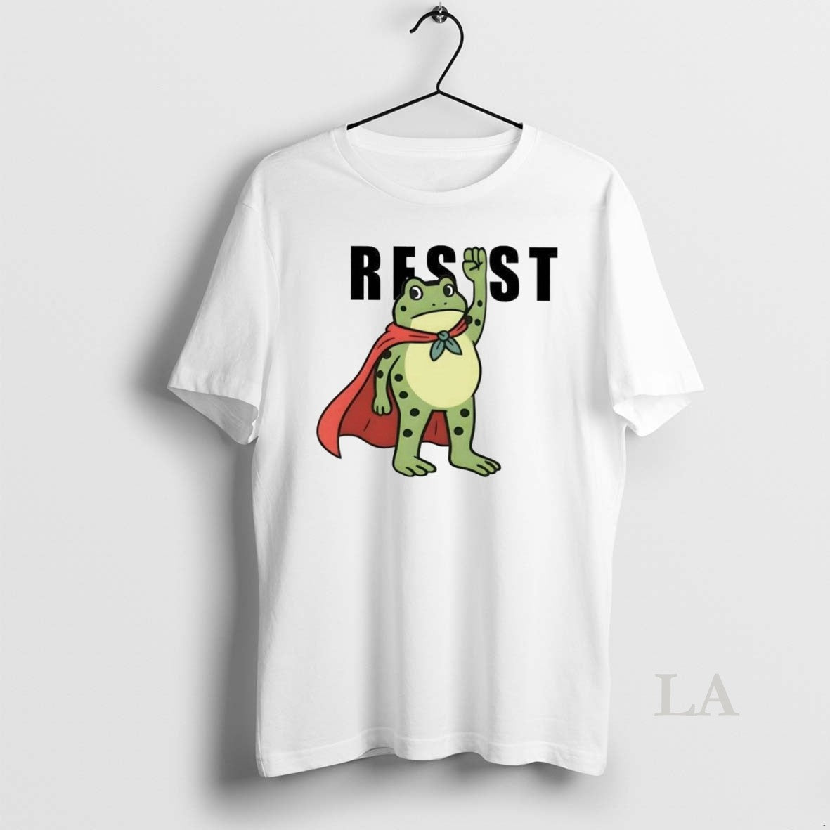 Original Portland Frog Red Cape Hero Resist - clothing by TeeHivey.com