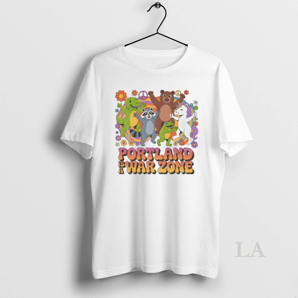 Original Portland Is A War Zone Resist Animal Dancing - clothing by TeeHivey.com