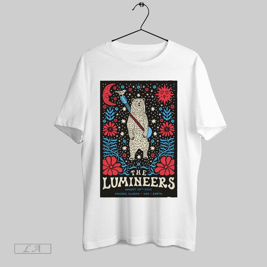 Original Poster The Lumineers August 30 2025 Soldier Field In Chicago Il Usa Earth - clothing by TeeHivey.com