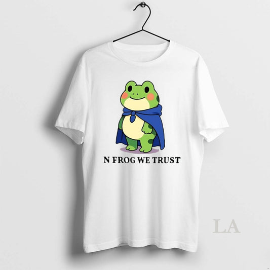 Original Premium In Frog We Trust Cute Activist Frog - clothing by TeeHivey.com