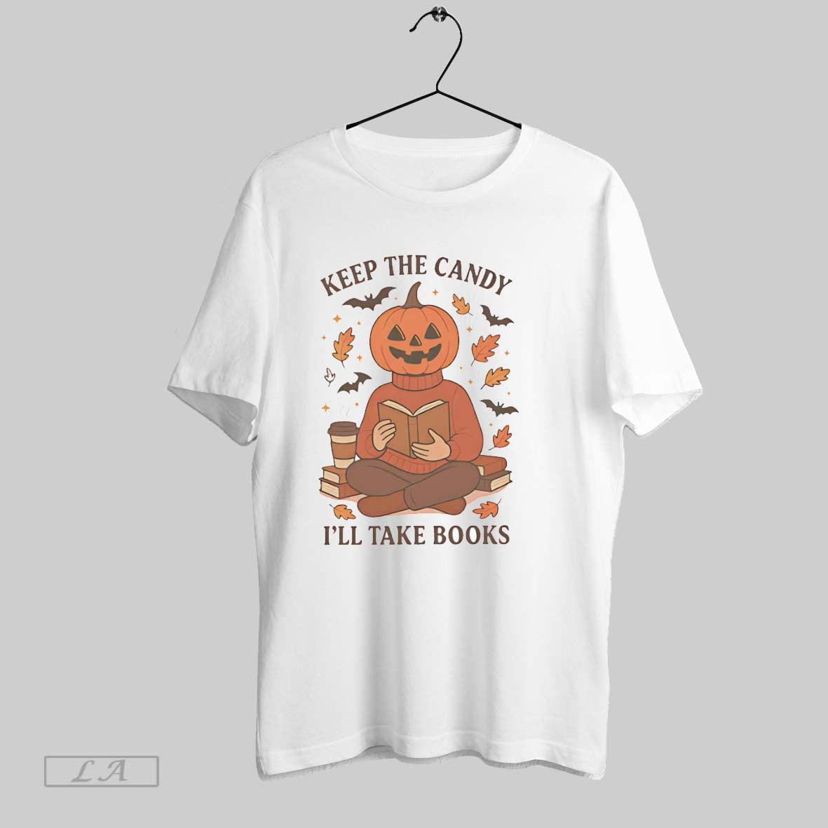 Original Pumpkin Keep The Candy Ill Take Books - clothing by TeeHivey.com