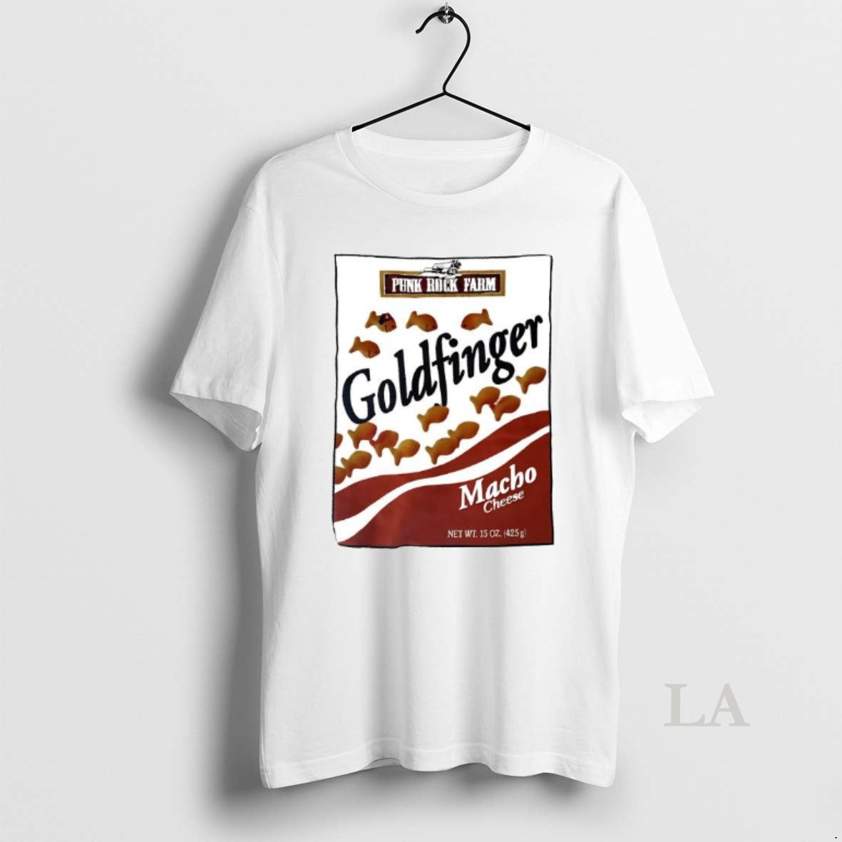 Original Punk Rock Farm Goldfinger Macho Cheese - clothing by TeeHivey.com
