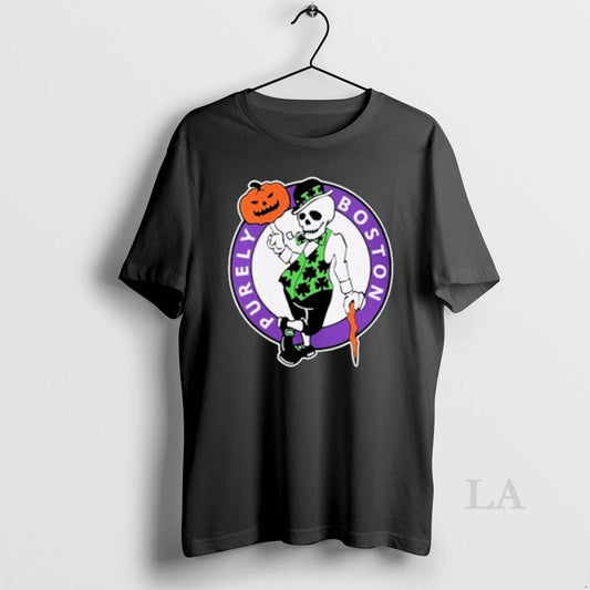 Original Purely Boston Celtics Haunted Hoops Halloween - clothing by TeeHivey.com