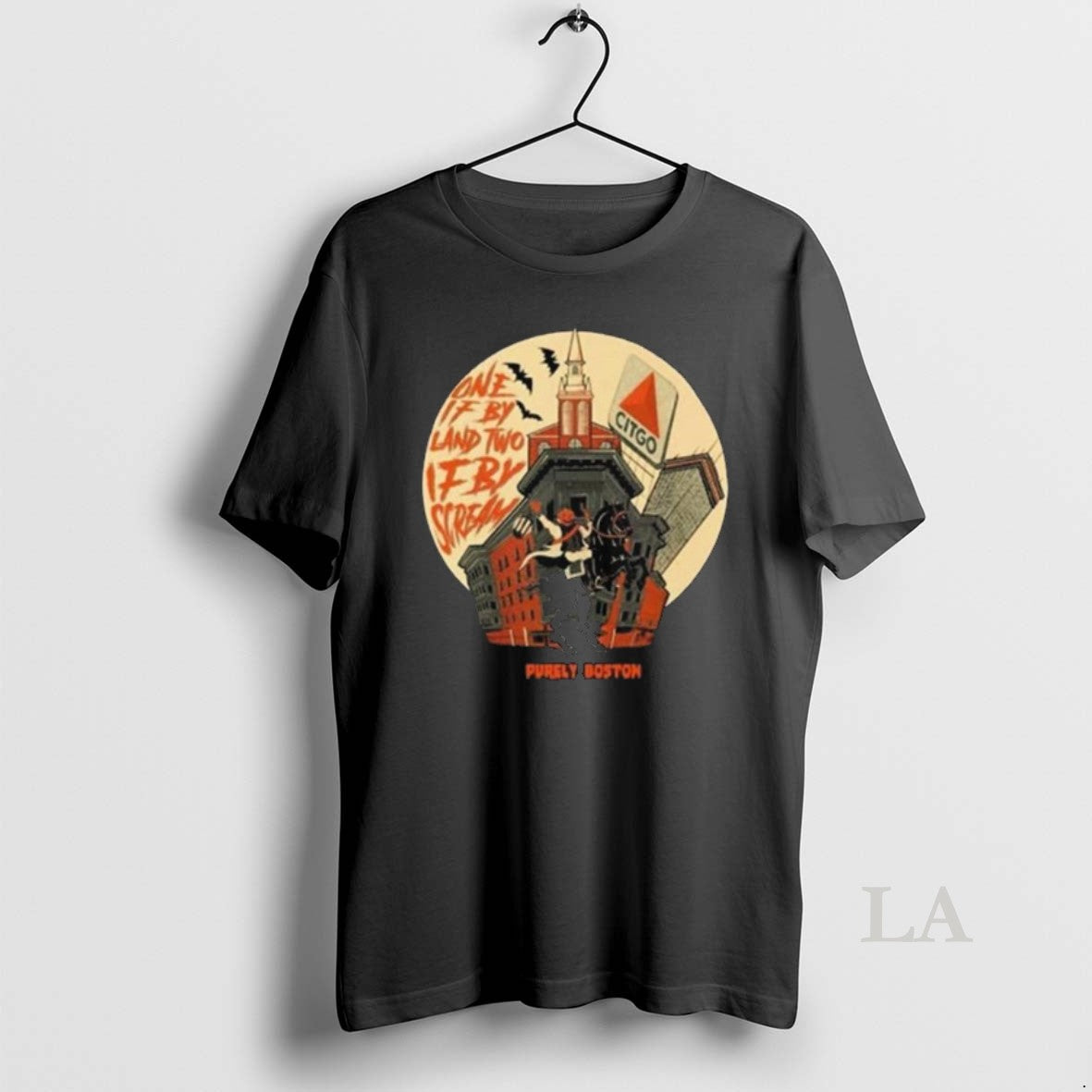 Original Purely Boston Spooky Pumpkin Long Sleve - clothing by TeeHivey.com