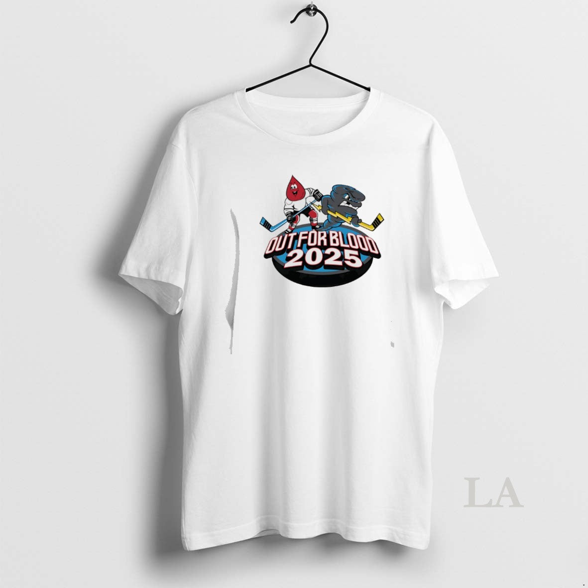 Original Quad City Storm Hockey Out For Blood 2025 Mascot - clothing by TeeHivey.com