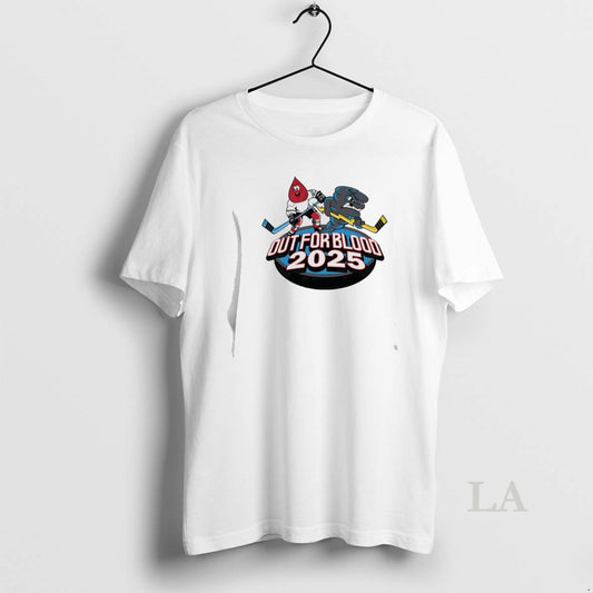 Original Quad City Storm Hockey Out For Blood 2025 Mascot - clothing by TeeHivey.com