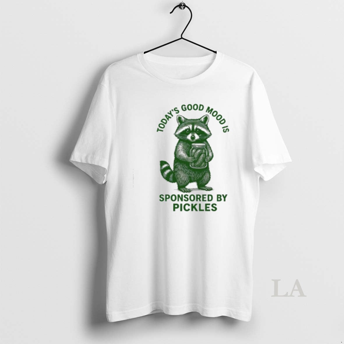Original Raccoon Todays Good Mood Is Sponsored By Pickles - clothing by TeeHivey.com
