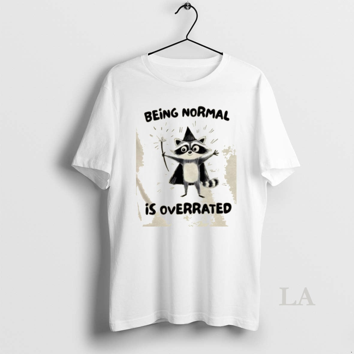 Original Raccoon Wizard Being Normal Is Overrated - clothing by TeeHivey.com