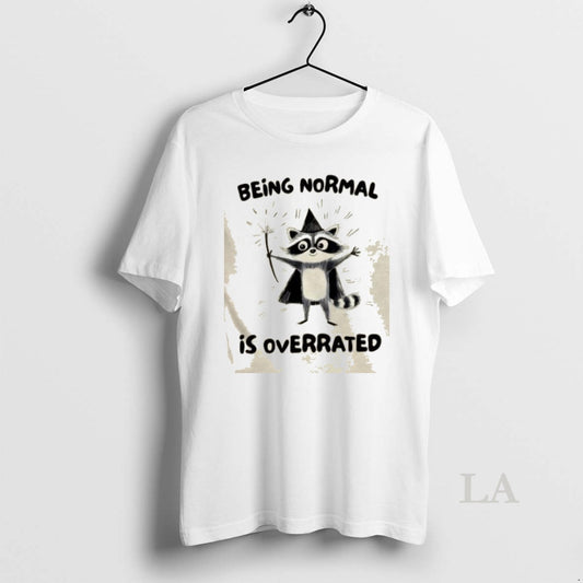 Original Raccoon Wizard Being Normal Is Overrated - clothing by TeeHivey.com