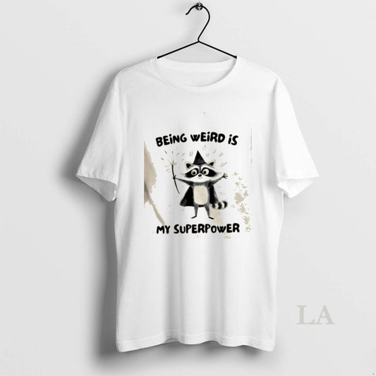 Original Raccoon Wizard Being Weird Is My Superpower - clothing by TeeHivey.com