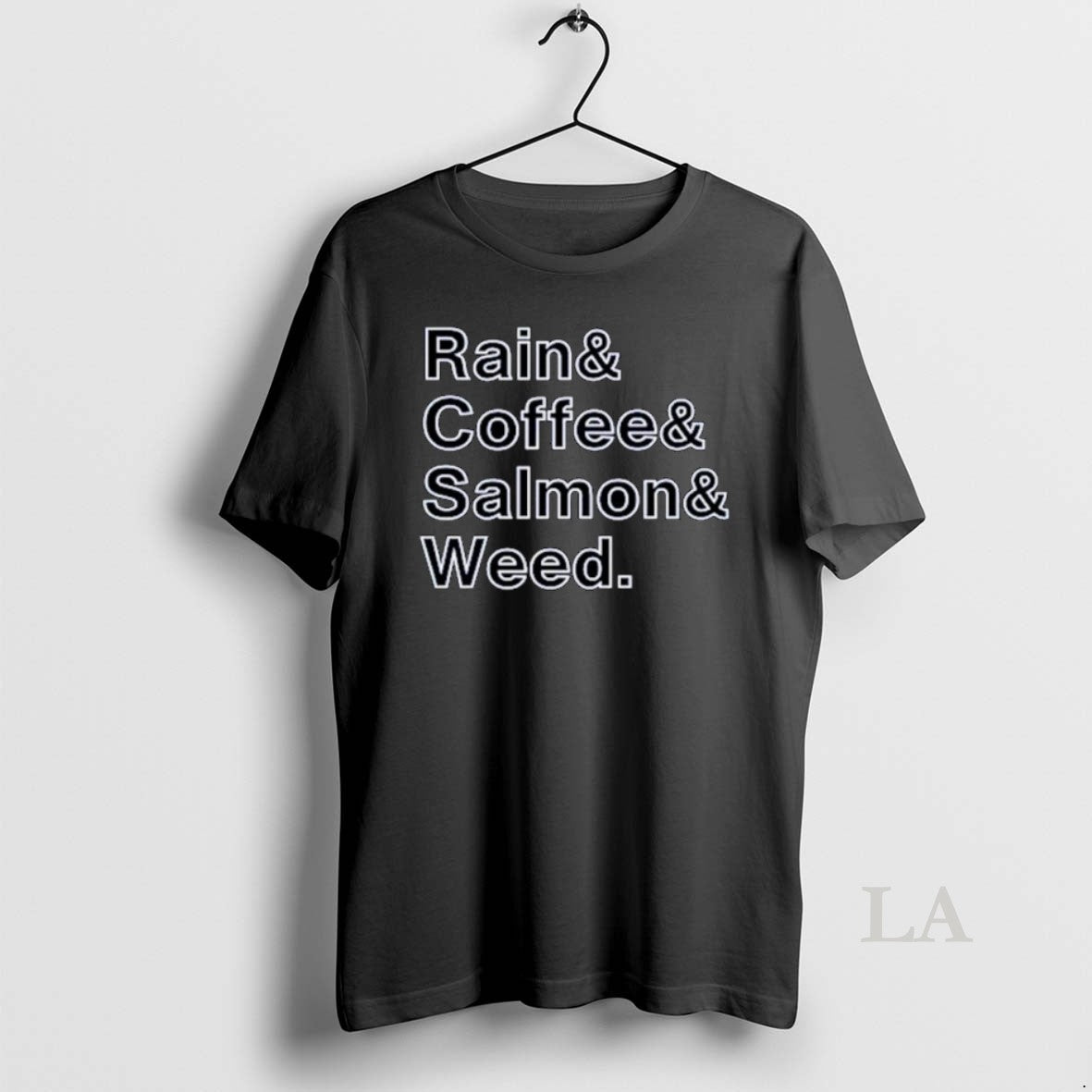 Original Rain And Coffee And Salmon And Weed Ornaments - clothing by TeeHivey.com