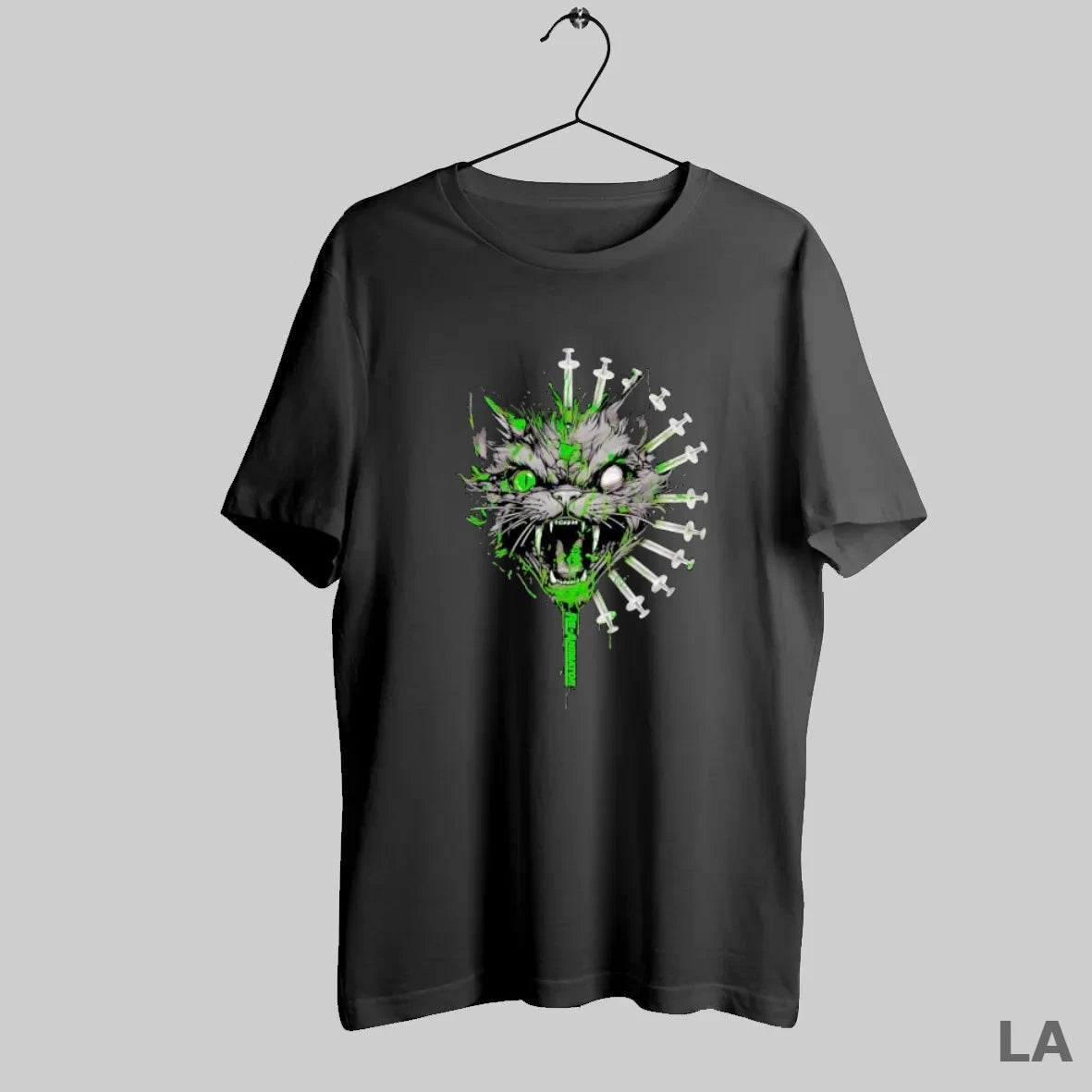 Original Re Animator Mad Cat With Syringes Drippy Liquid - clothing by TeeHivey.com