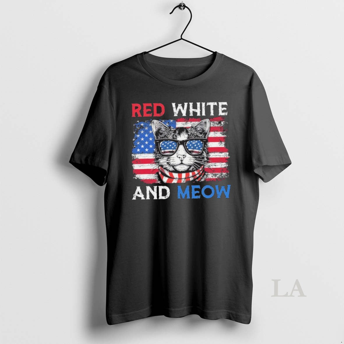 Original Red White Cats Vintage And Meow - clothing by TeeHivey.com