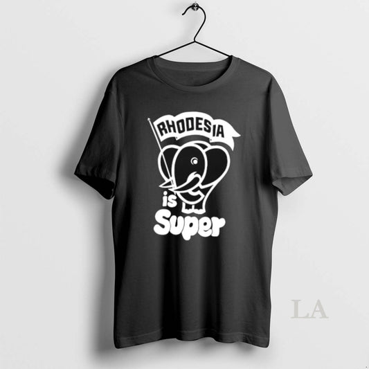 Original Rhodesia Is Super Cartoon - clothing by TeeHivey.com
