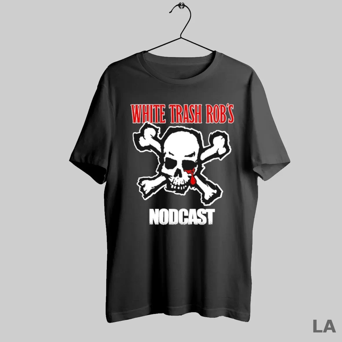 Original Rob From Nod White Trash Robs Nodcast Skull - clothing by TeeHivey.com