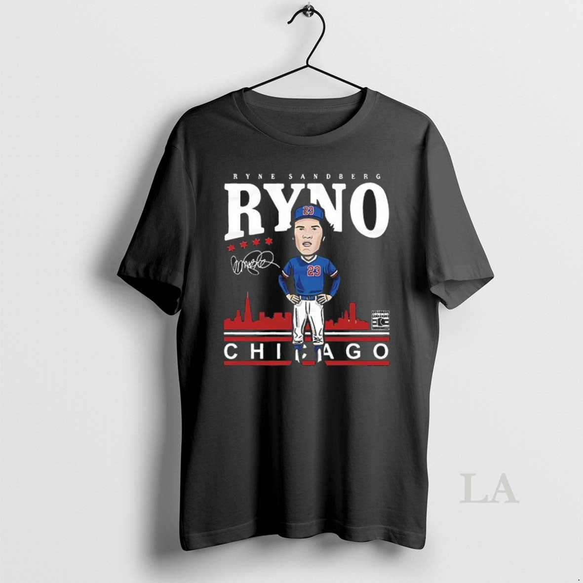 Original Ryne Sandberg Ryno Chicago Cubs Cartoon - clothing by TeeHivey.com