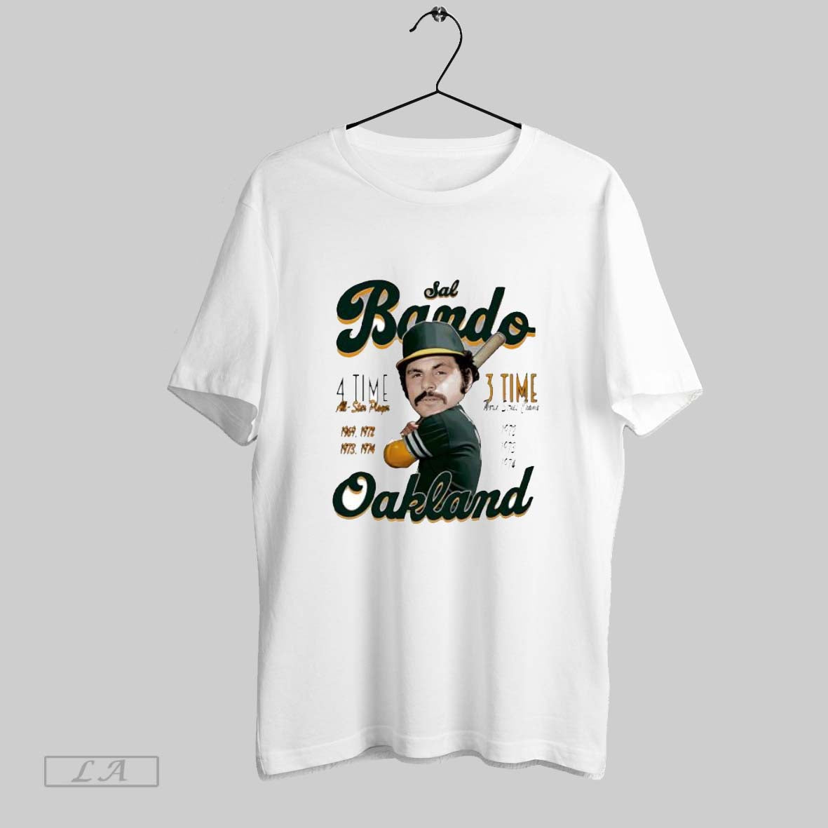 Original Sal Bando Oakland Comic 3 Time All Star Player