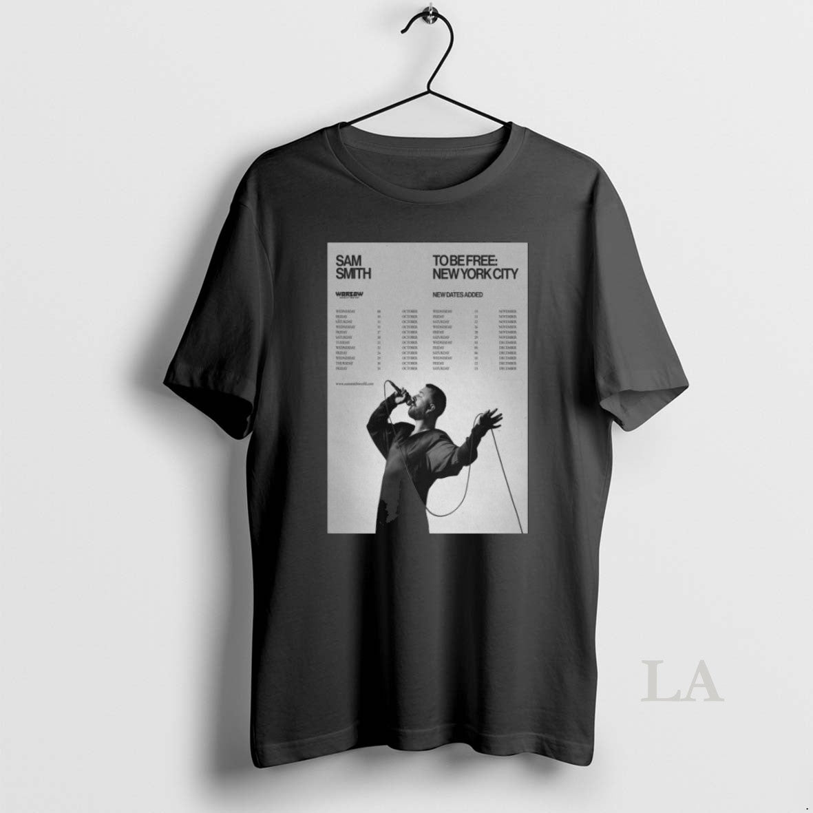 Original Sam Smith New York City 2025 Tour Long Sleve - clothing by TeeHivey.com