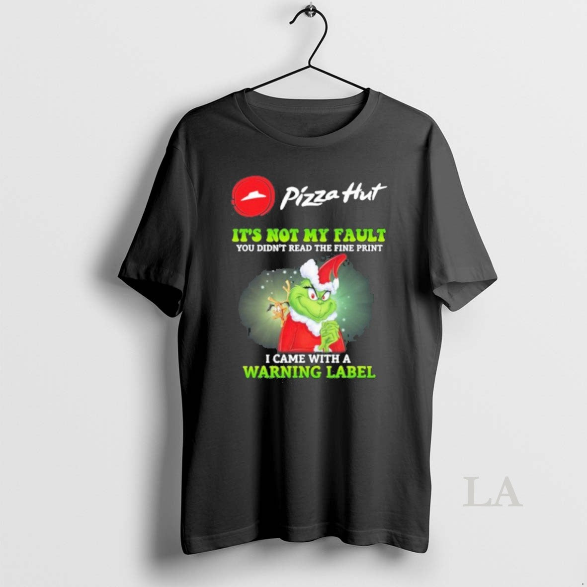 Original Santa Grinch X Pizza Hut Logo Its Not My Fault I Came With - clothing by TeeHivey.com