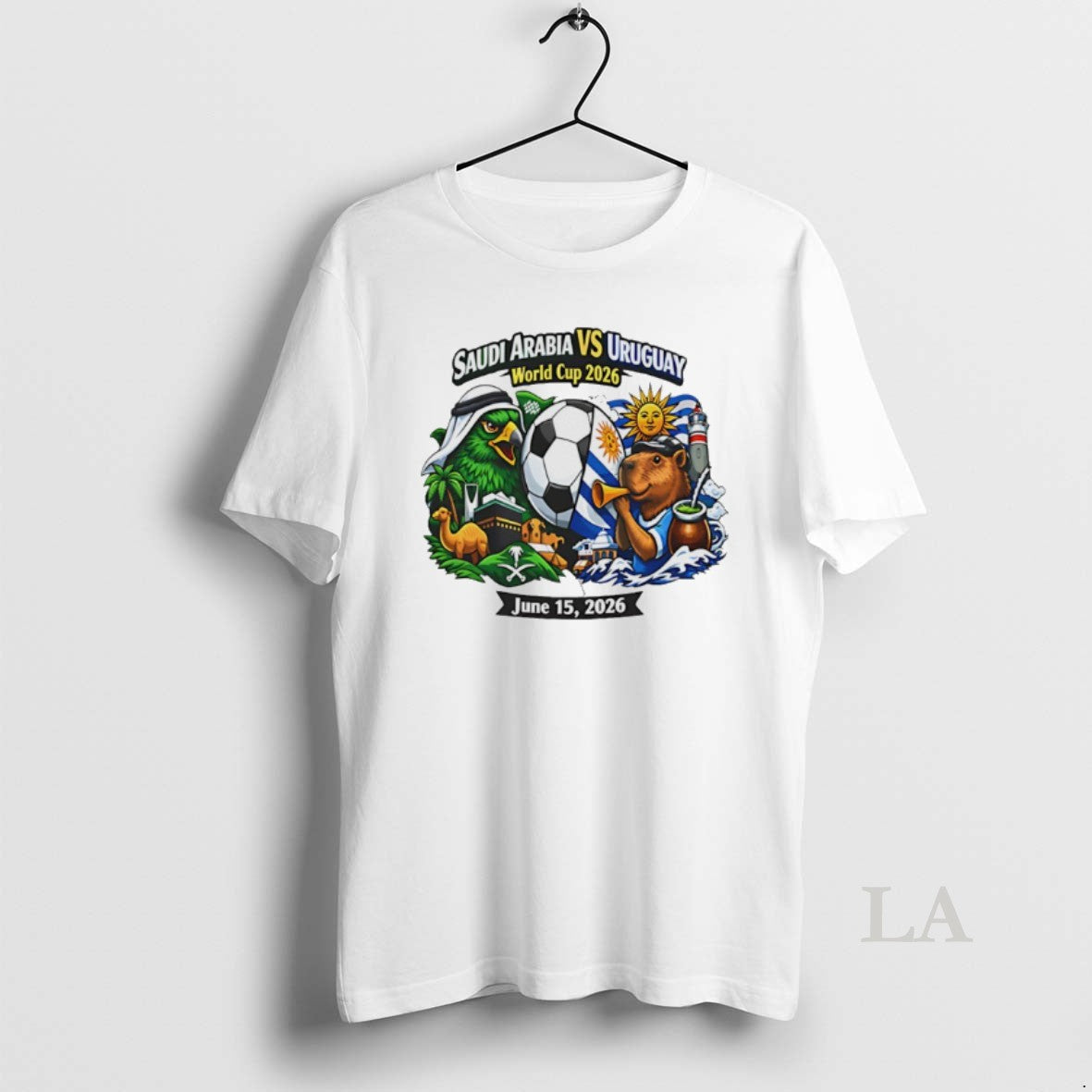 Original Saudi Arabia Vs Uruguay 2026 World Cup Mascot - clothing by TeeHivey.com
