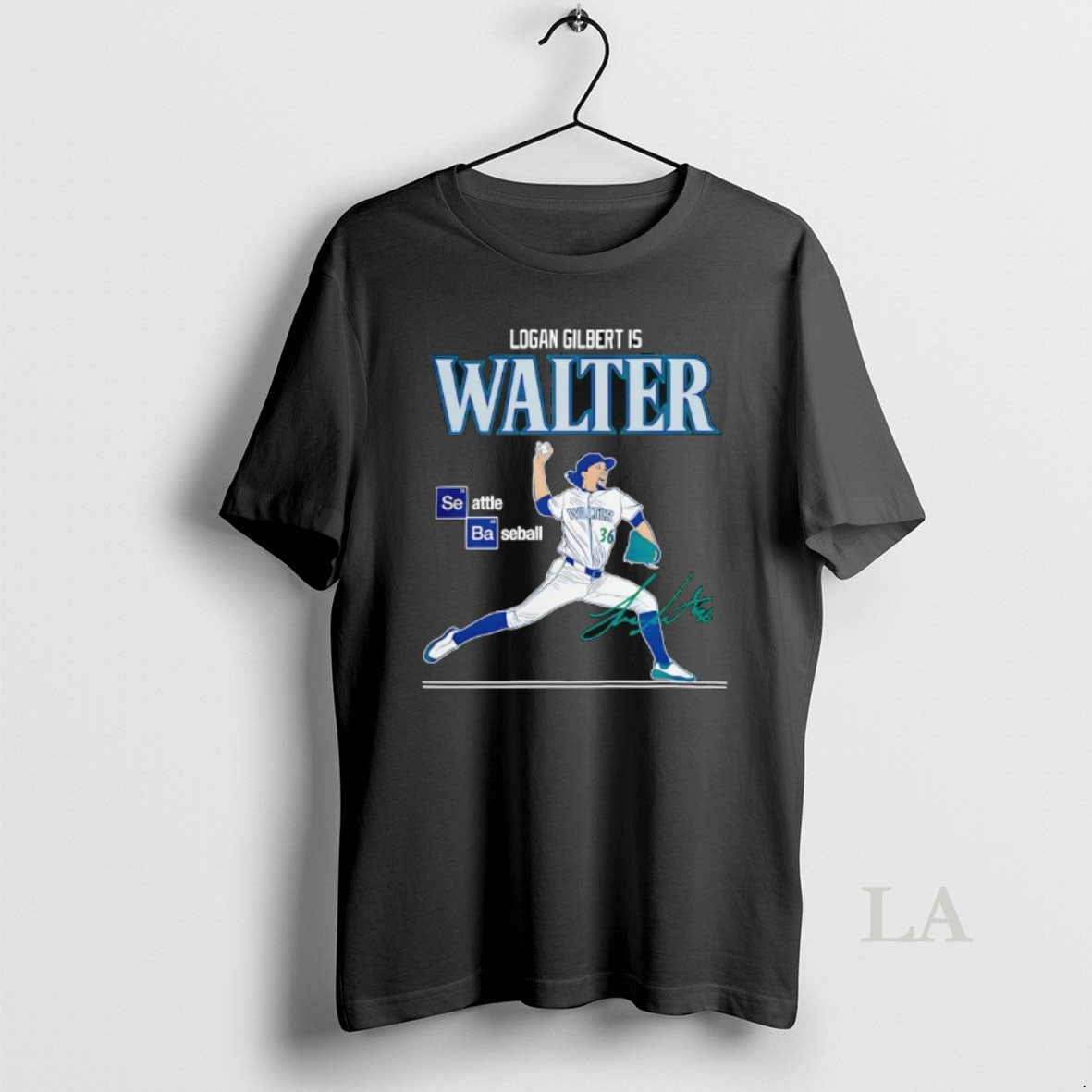 Original Seattle Mariners Logan Gilbert Is Walter - clothing by TeeHivey.com