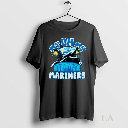 Original Seattle Mariners My Oh My Al West Champs 95 - clothing by TeeHivey.com