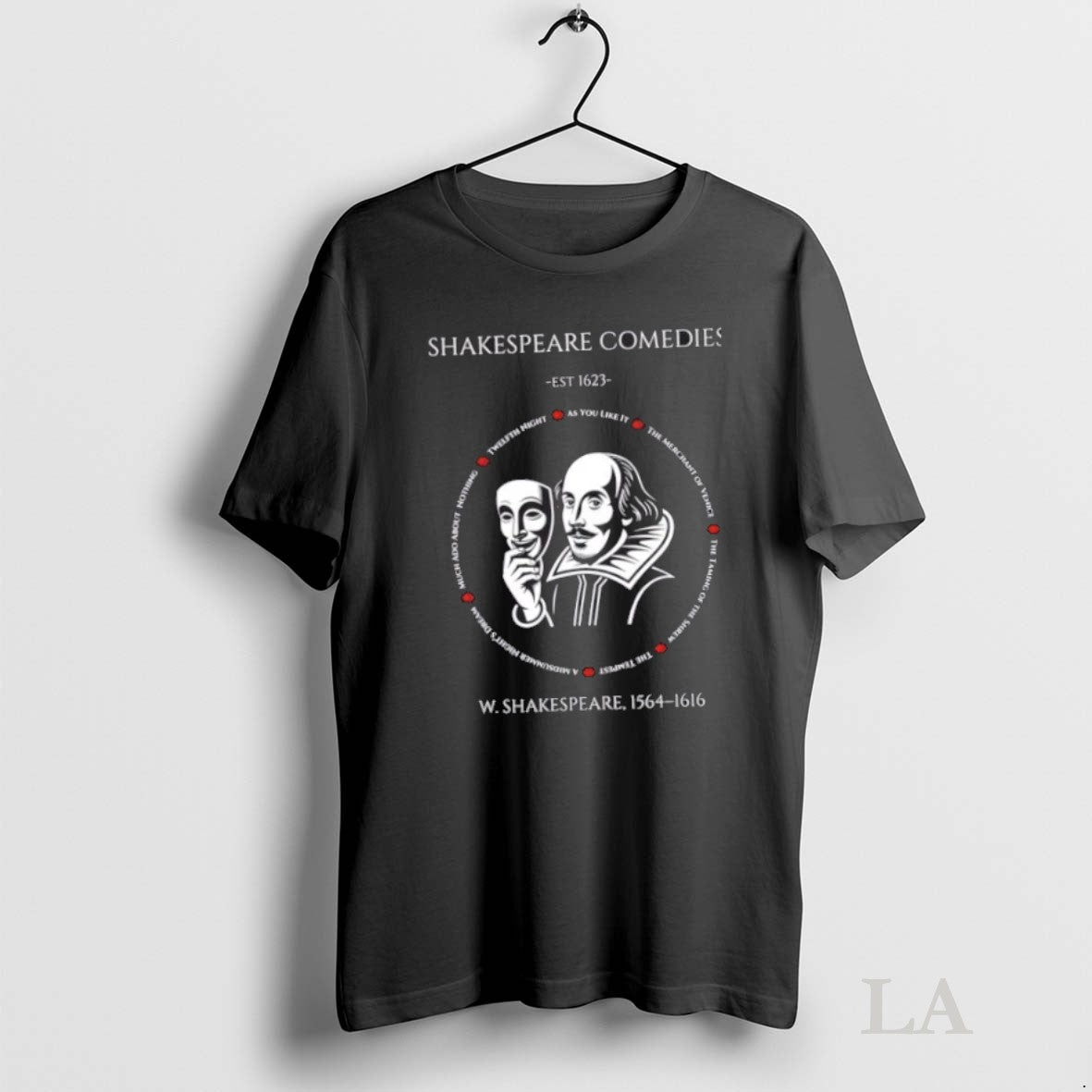 Original Shakespeare Comedies Est 1623 W - clothing by TeeHivey.com
