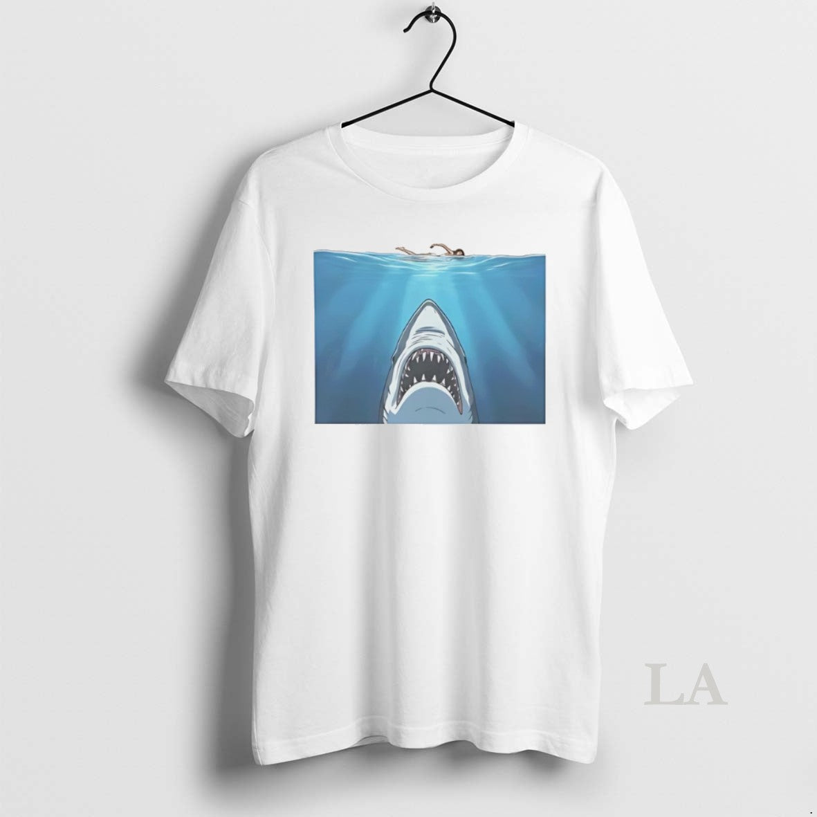 Original Shark Attack Jaws Parody Movie Scene - clothing by TeeHivey.com
