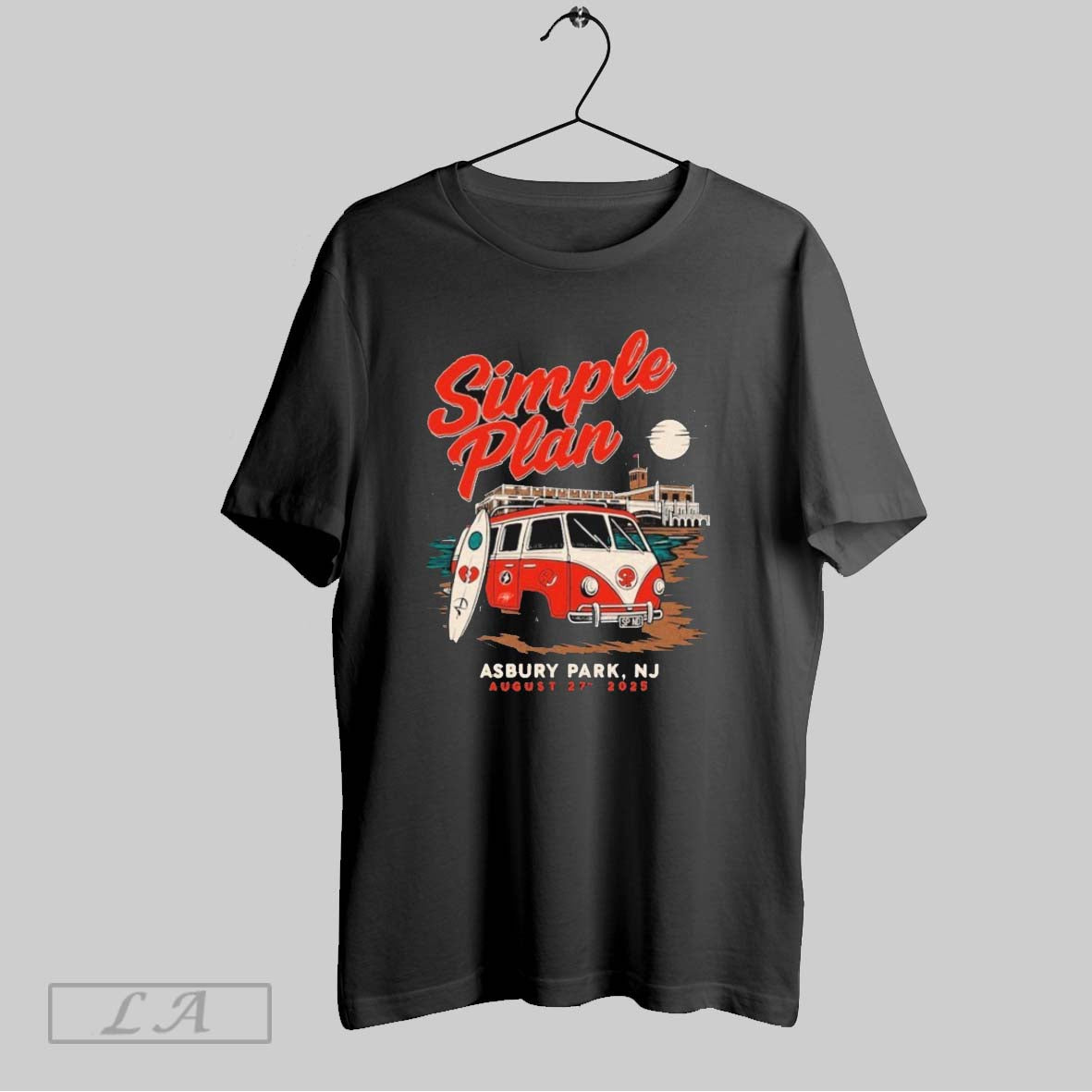Original Simple Plan 08 27 Stone Pony Summer 2025 Tour Van T Shirt
