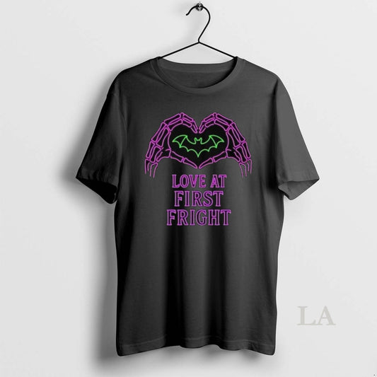 Original Skeleton Hand X Bat Love At First Fright Long Sleve - clothing by TeeHivey.com