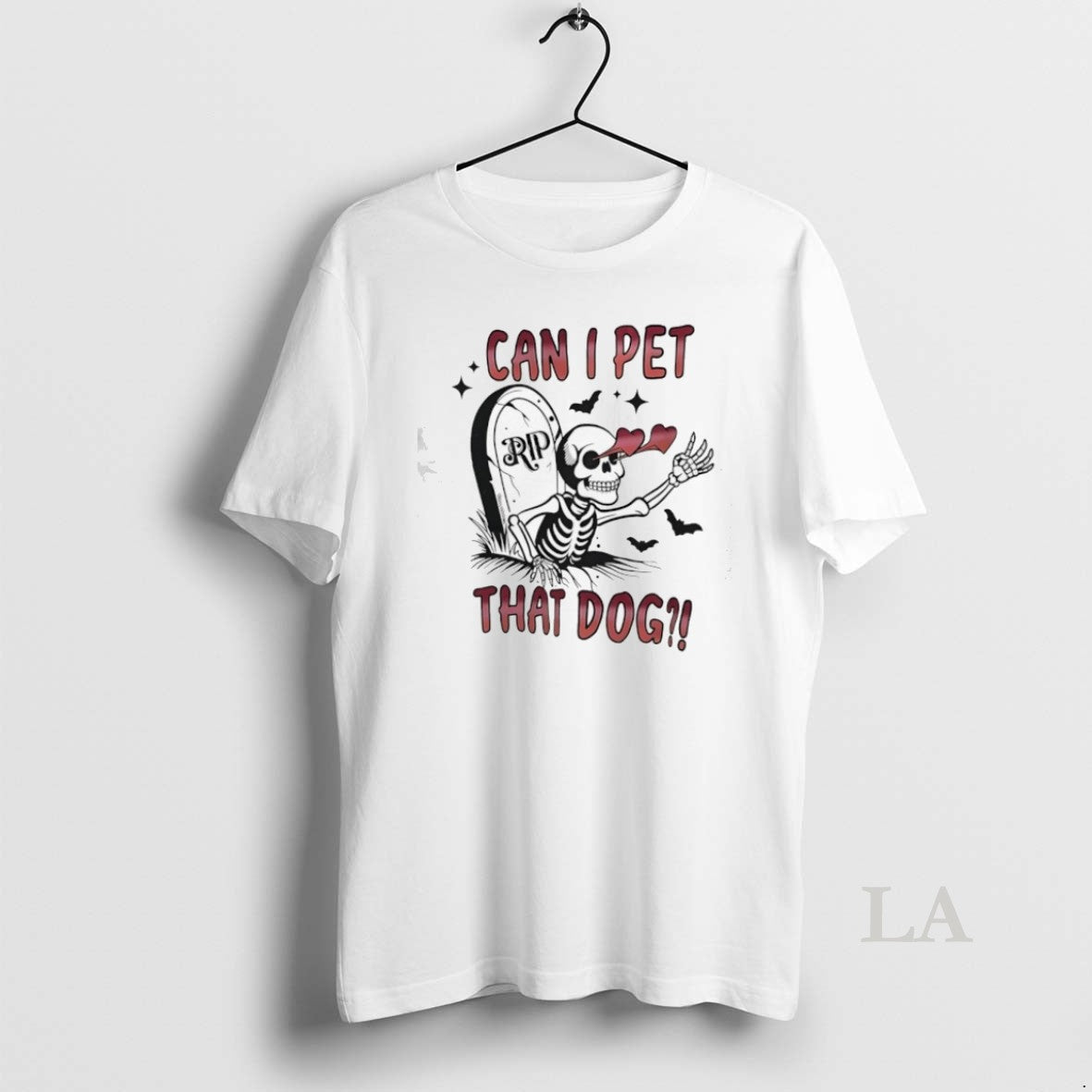 Original Skeleton Can I Pet That Dog Rip - clothing by TeeHivey.com