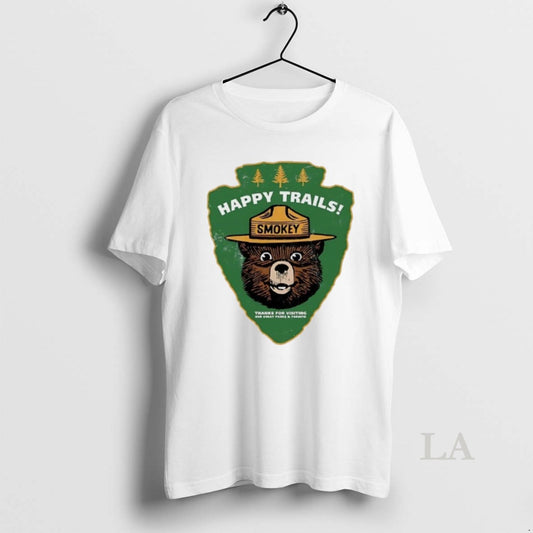 Original Smokey Bear Happy Trails Thanks For Visiting - clothing by TeeHivey.com