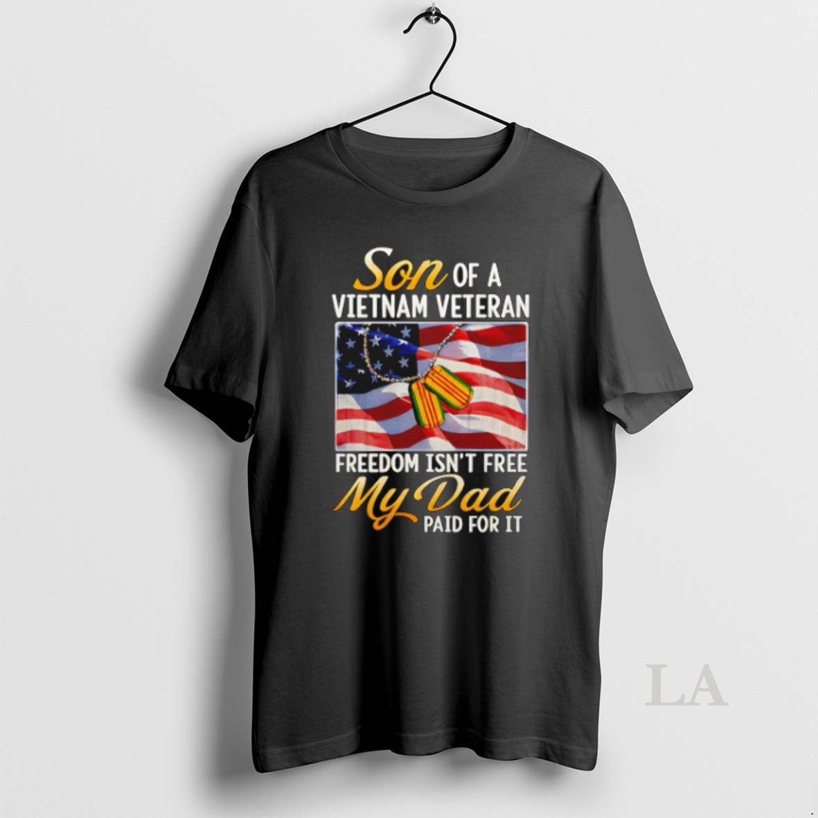 Original Son Of Vietnam Veteran Freedom Isnt Free My Dad Paid For It Usa Flag - clothing by TeeHivey.com