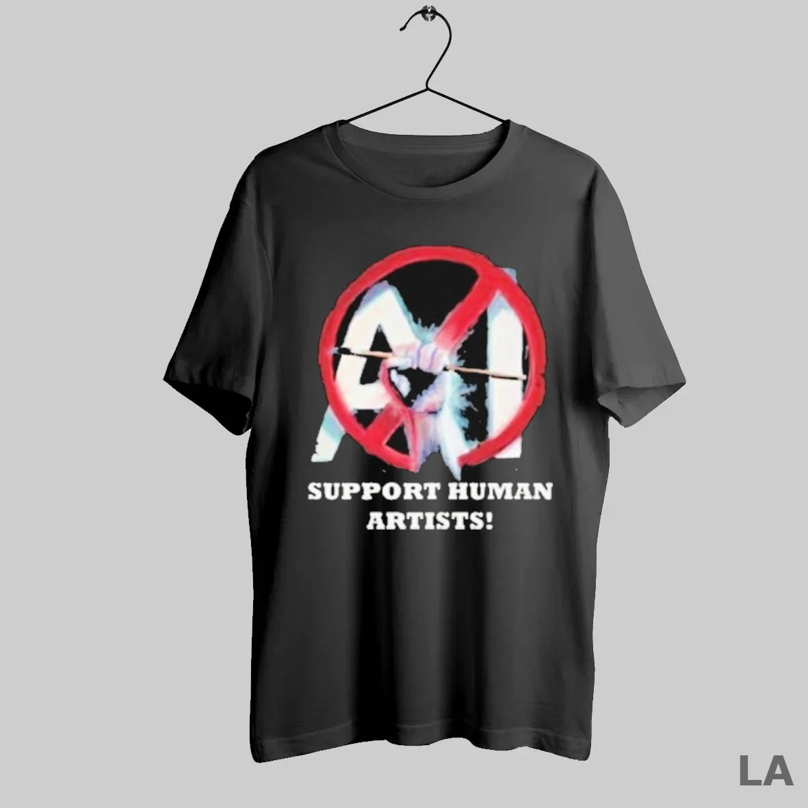 Original Support Human Artists No Ai - clothing by TeeHivey.com
