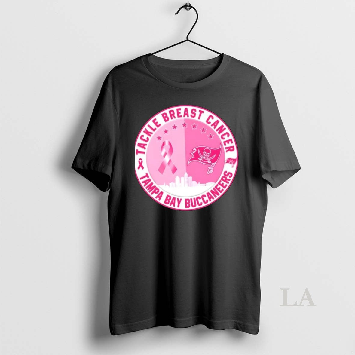 Original Tackle Breast Cancer Tampa Bay Buccaneers Football Skyline - clothing by TeeHivey.com