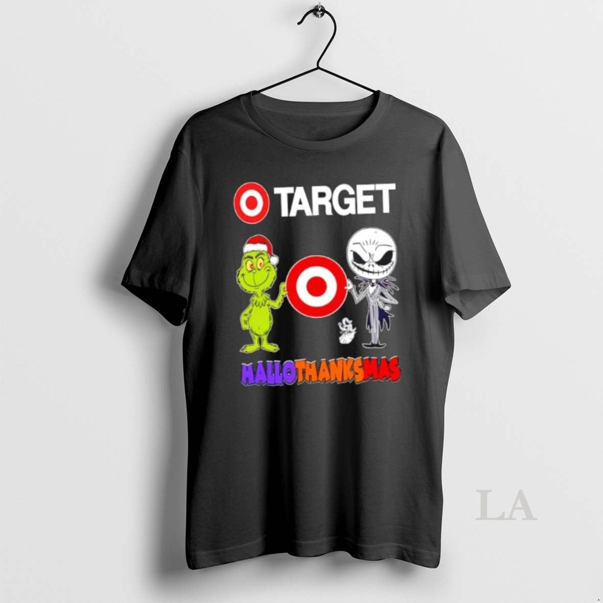 Original Target X Grinch And Jack Skellington Friends Fist Bump Happy Hallothanksmas - clothing by TeeHivey.com
