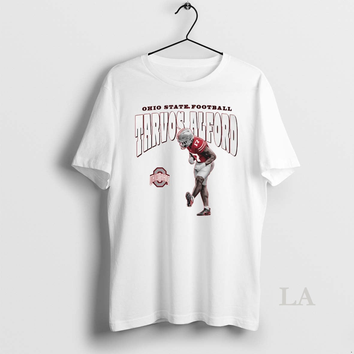 Original Tarvos Alford Illustrated Celebration Ohio State Football - clothing by TeeHivey.com