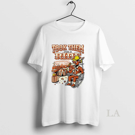 Original Texas Longhorns Took Them For A Ride Mascot - clothing by TeeHivey.com