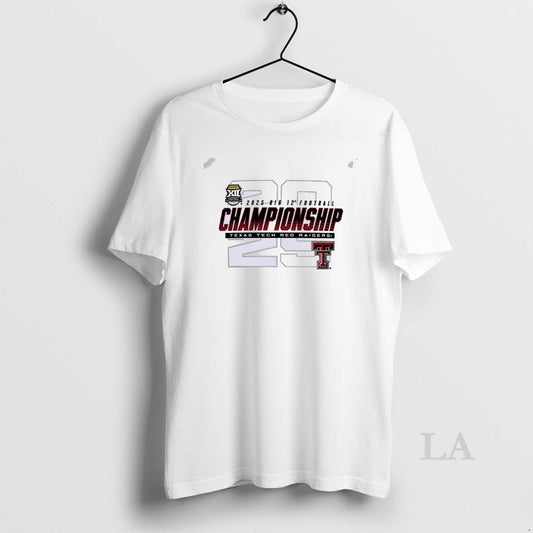 Original Texas Tech Red Raiders 2025 Big 12 Football Championship Bound - clothing by TeeHivey.com