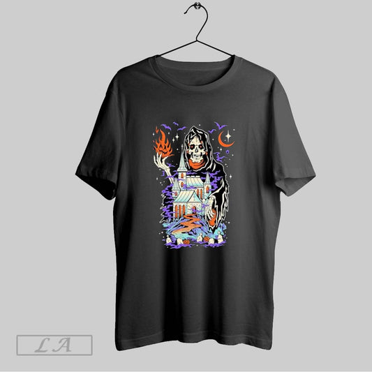 Original The Haunted Castle Death Halloween T Shirt