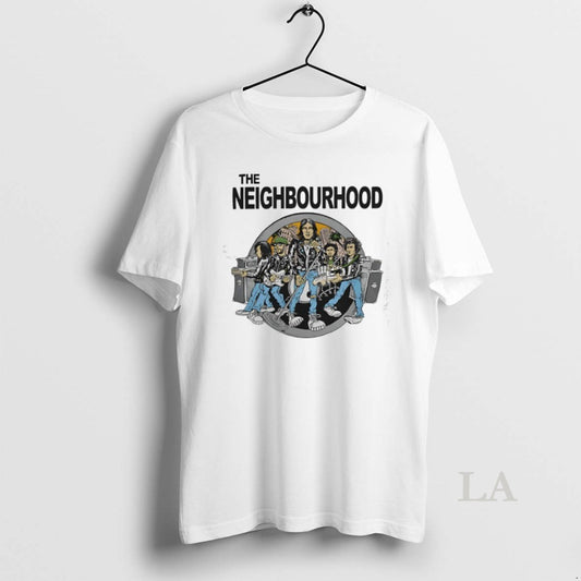 Original The Neighbourhood Band Members Caricature - clothing by TeeHivey.com